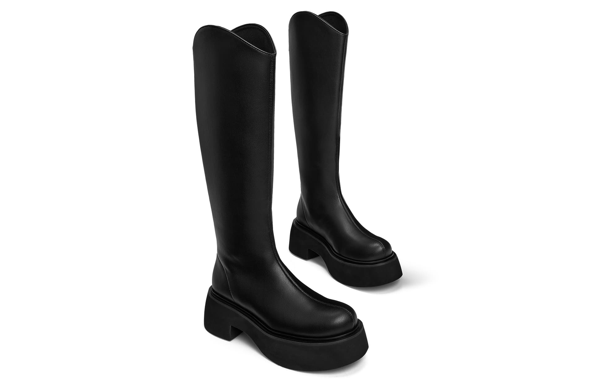 CHARLES&KEITH Small Ck Pu Knee high 6.5cm