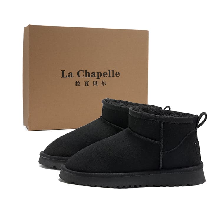 La Chapelle Fabric Thermal Thickened Fleece Lined, Comfortable Northeast Cotton Short
