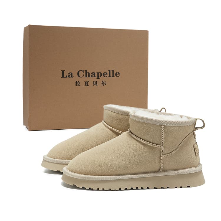 La Chapelle Fabric Thermal Thickened Fleece Lined, Comfortable Northeast Cotton Short