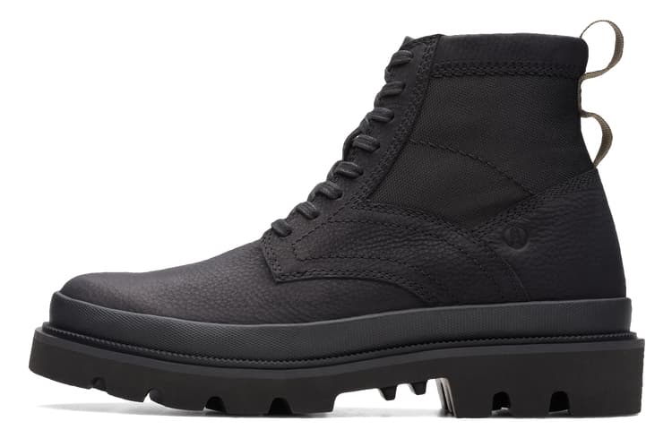 Clarks Cow Short Mid Calf Combat Black