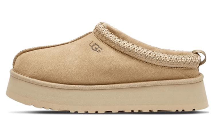 UGG Tazz Comfortable FleeceLined Winter Mules Quiet Closed Toe Slippers Mustard Seed