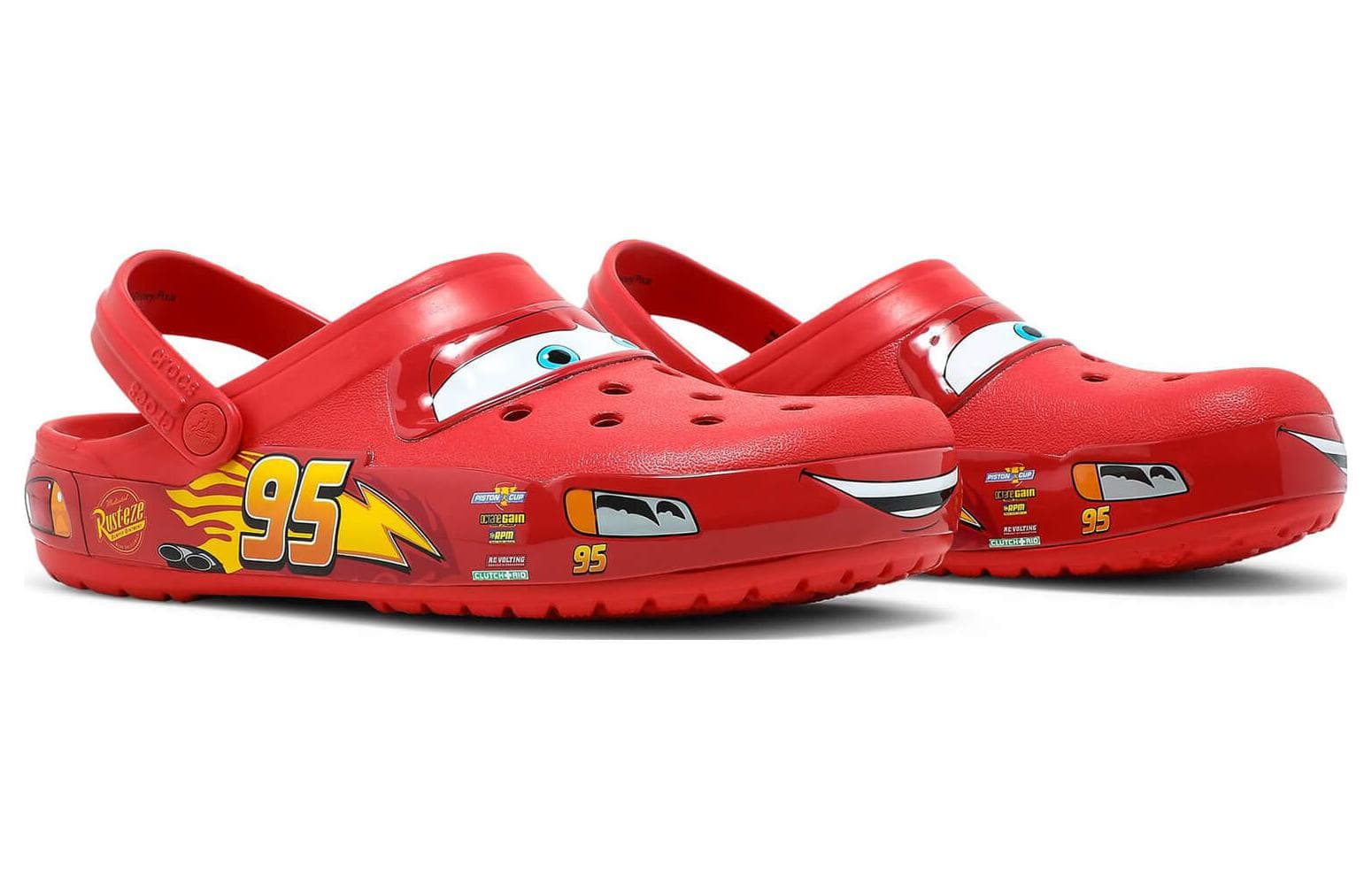 Crocs x Cars Classic Clog 'Lightning McQueen' Clogs Red