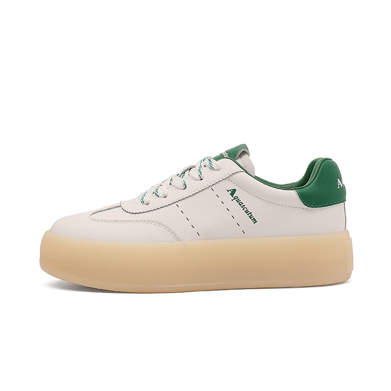 AQUASCUTUM German Army Trainers Height Increasing Forest Green