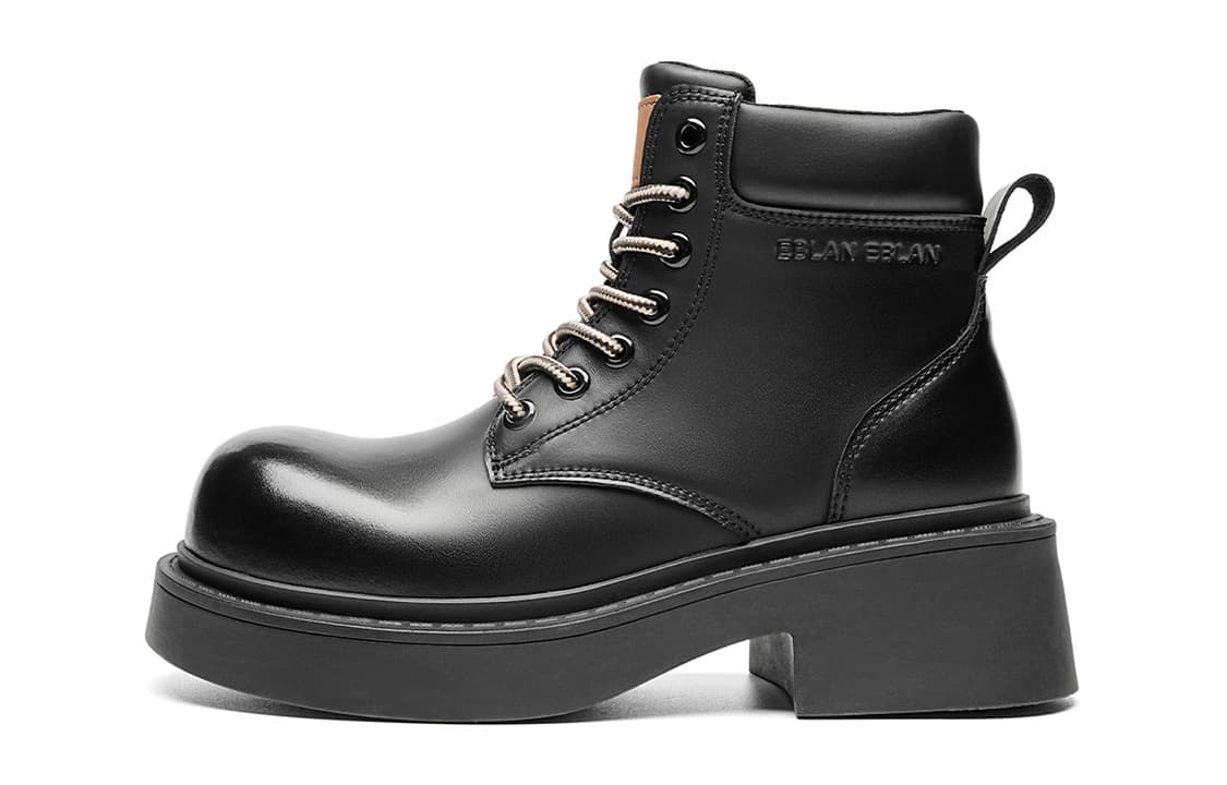 EBLAN Short Mid Calf Combat Black Black