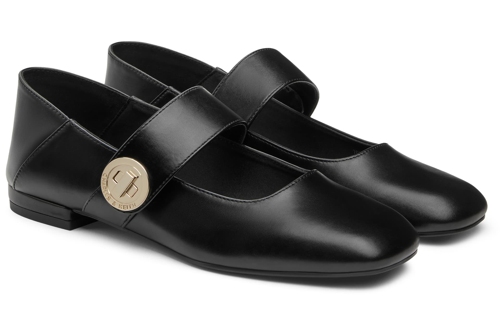 CHARLES&KEITH Small Ck Pu Flat 1.5cm