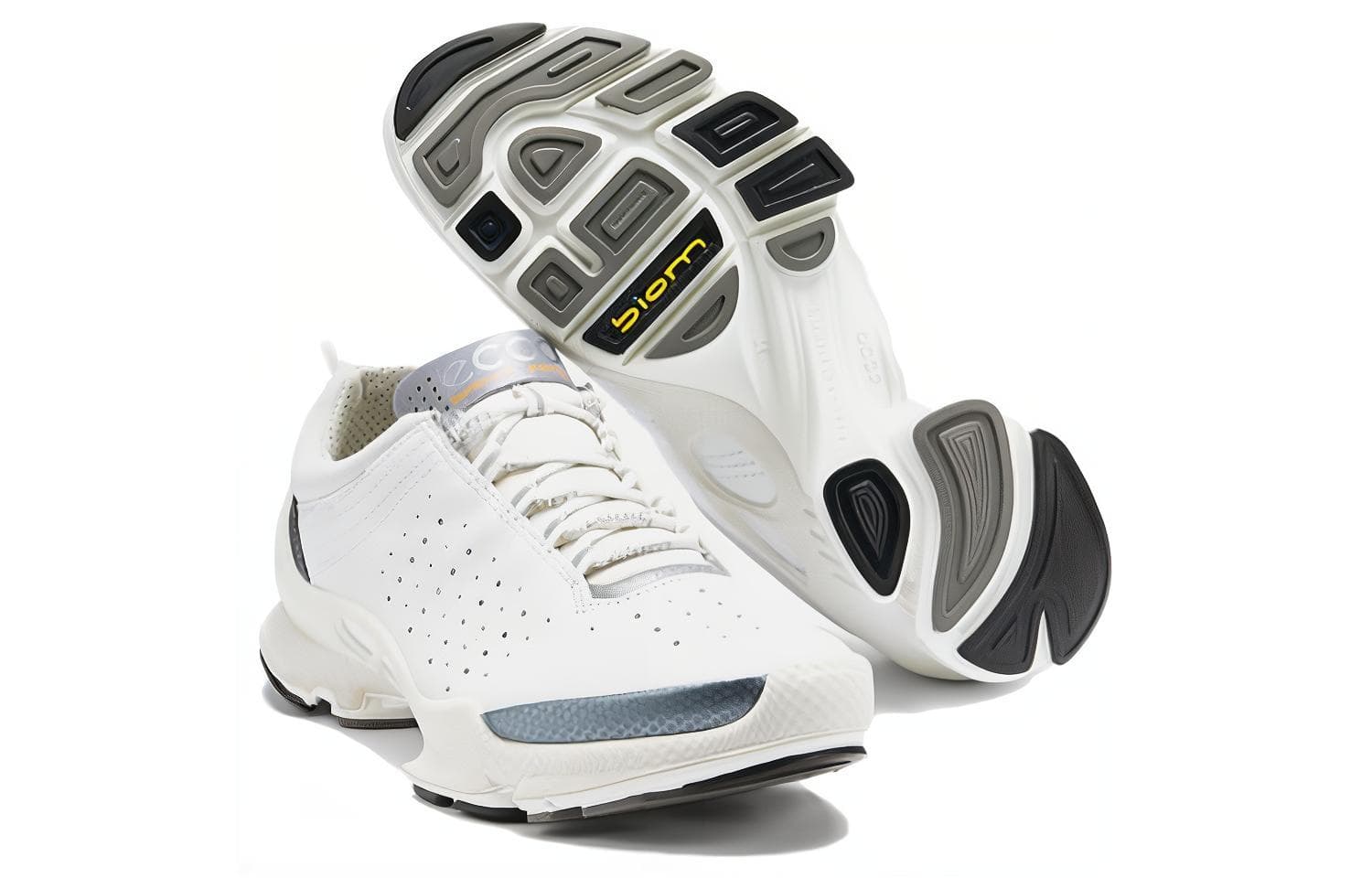 Ecco Striding C Comfortable Round Toe Resistant, Resistant, Breathable Hiking White