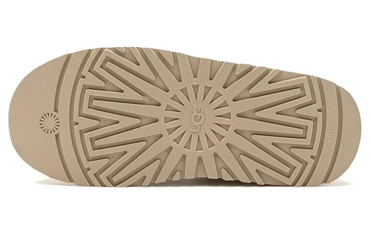 UGG Tazz Comfortable FleeceLined Winter Mules Quiet Closed Toe Slippers Mustard Seed