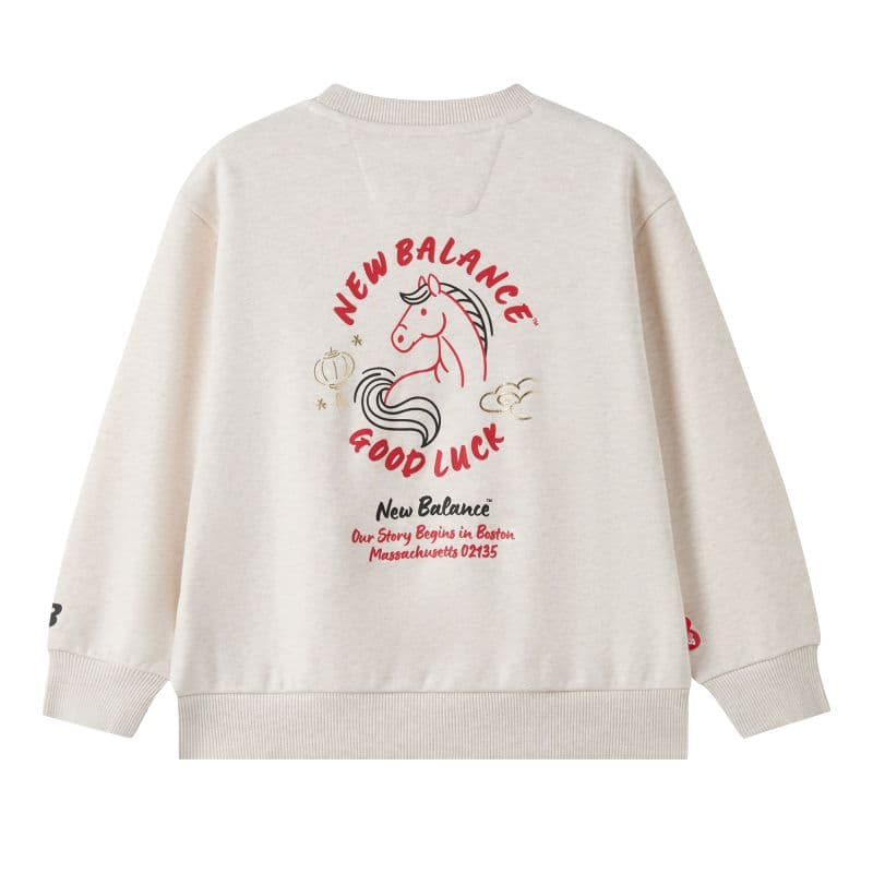 New Balance Sweatshirts Crew Neck Moderate Stretch