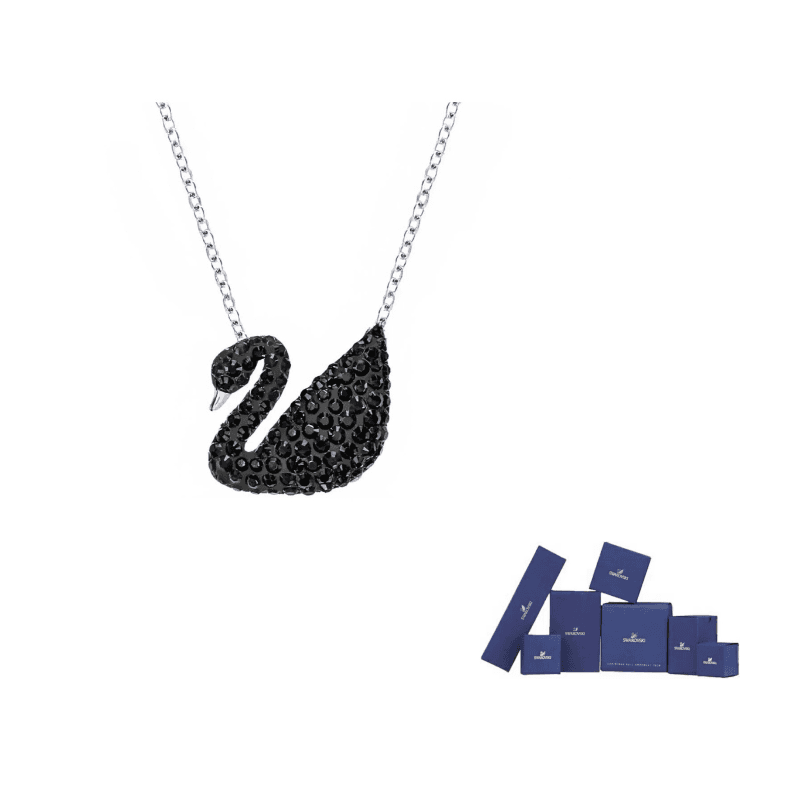 Swarovski swan pendant necklace