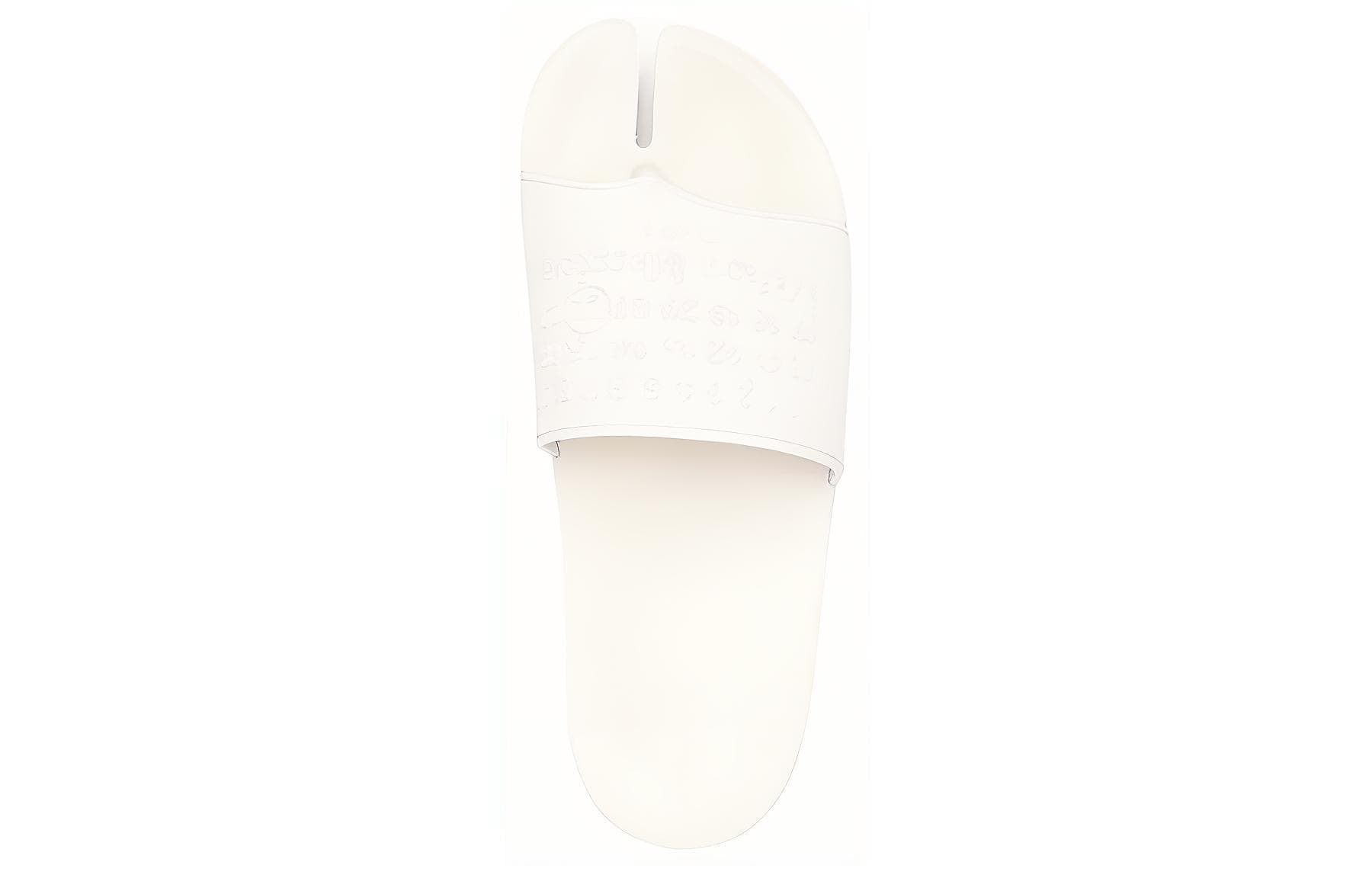 Maison Margiela Tabi Slide Slippers White