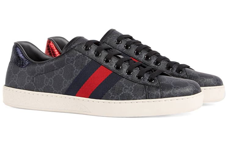 GUCCI Ace Gg Supreme 'Black Grey'