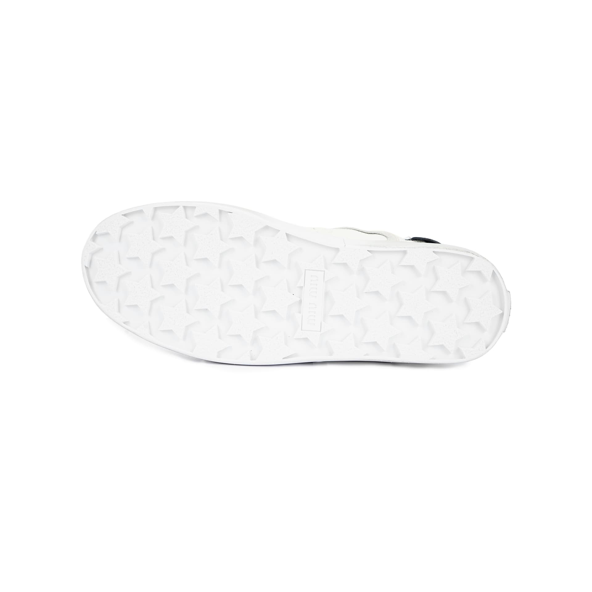 MIU MIU Deco Skate 2.2cm White & Royal Blue
