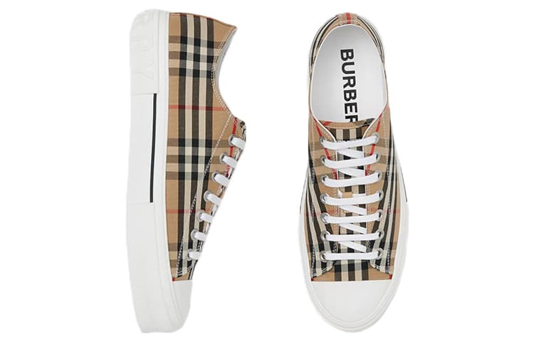 Burberry Vintage Check Cotton Archive Beige White