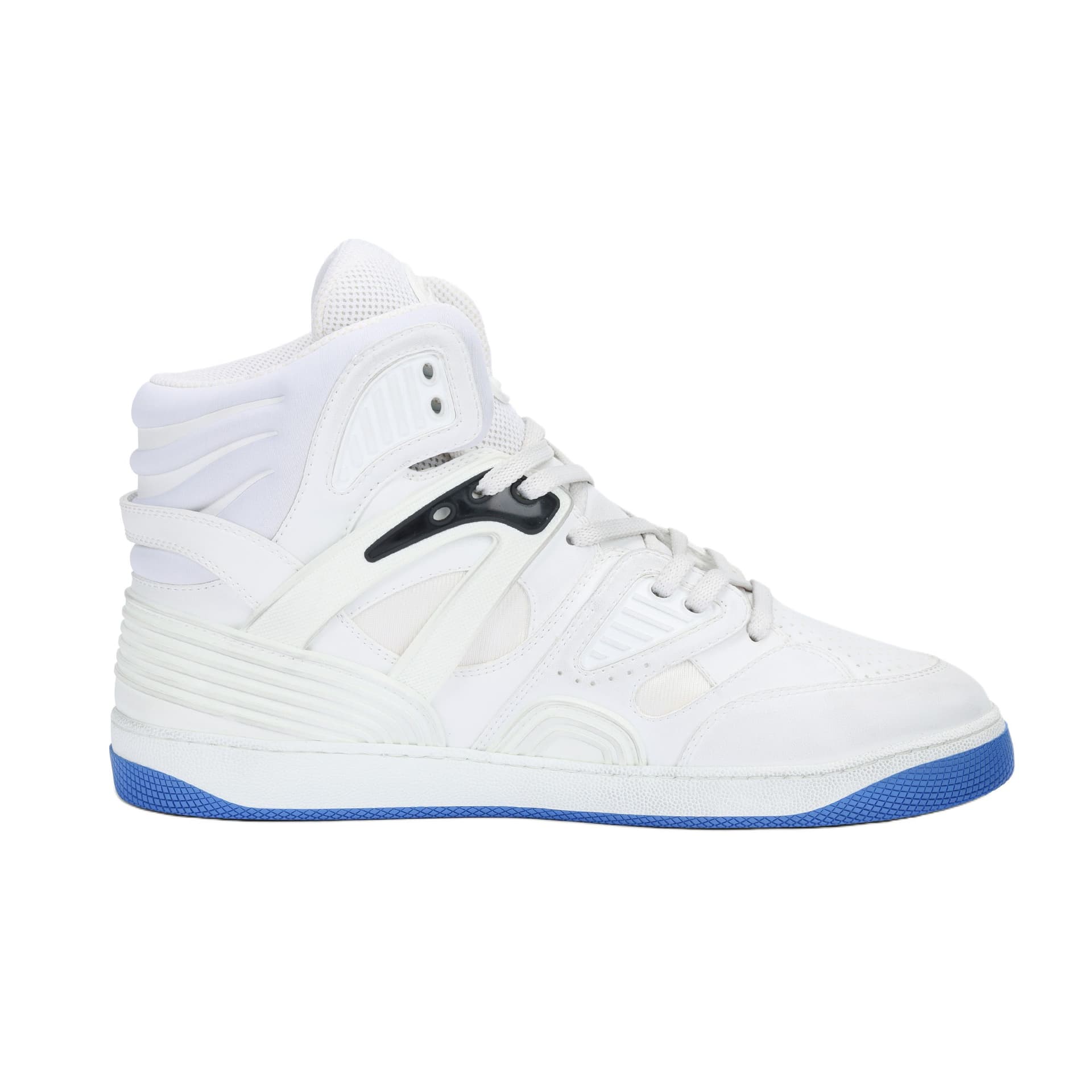 Gucci Basket High Sneaker 'White Blue'