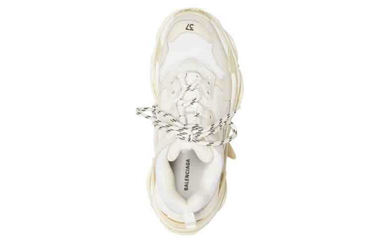 Balenciaga Triple S Comfortable Chunky White Distressed