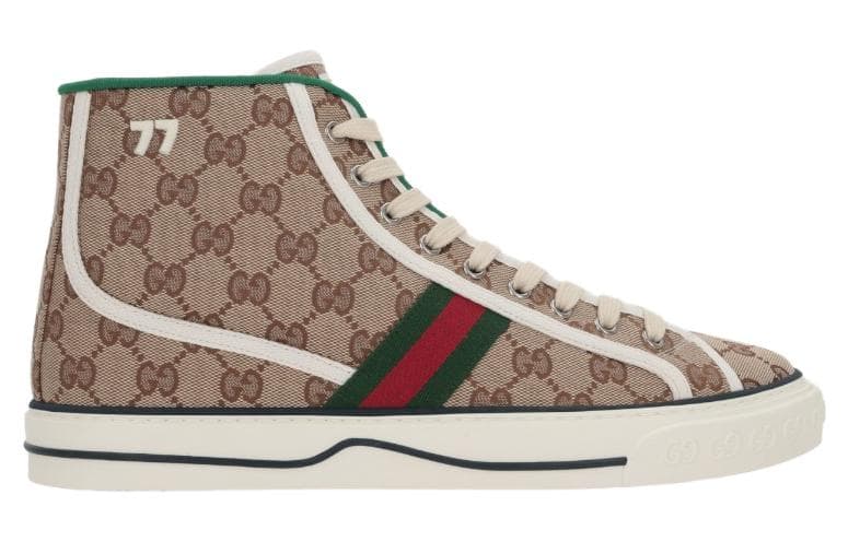 GUCCI Tennis 1977 Canvas High Ebony