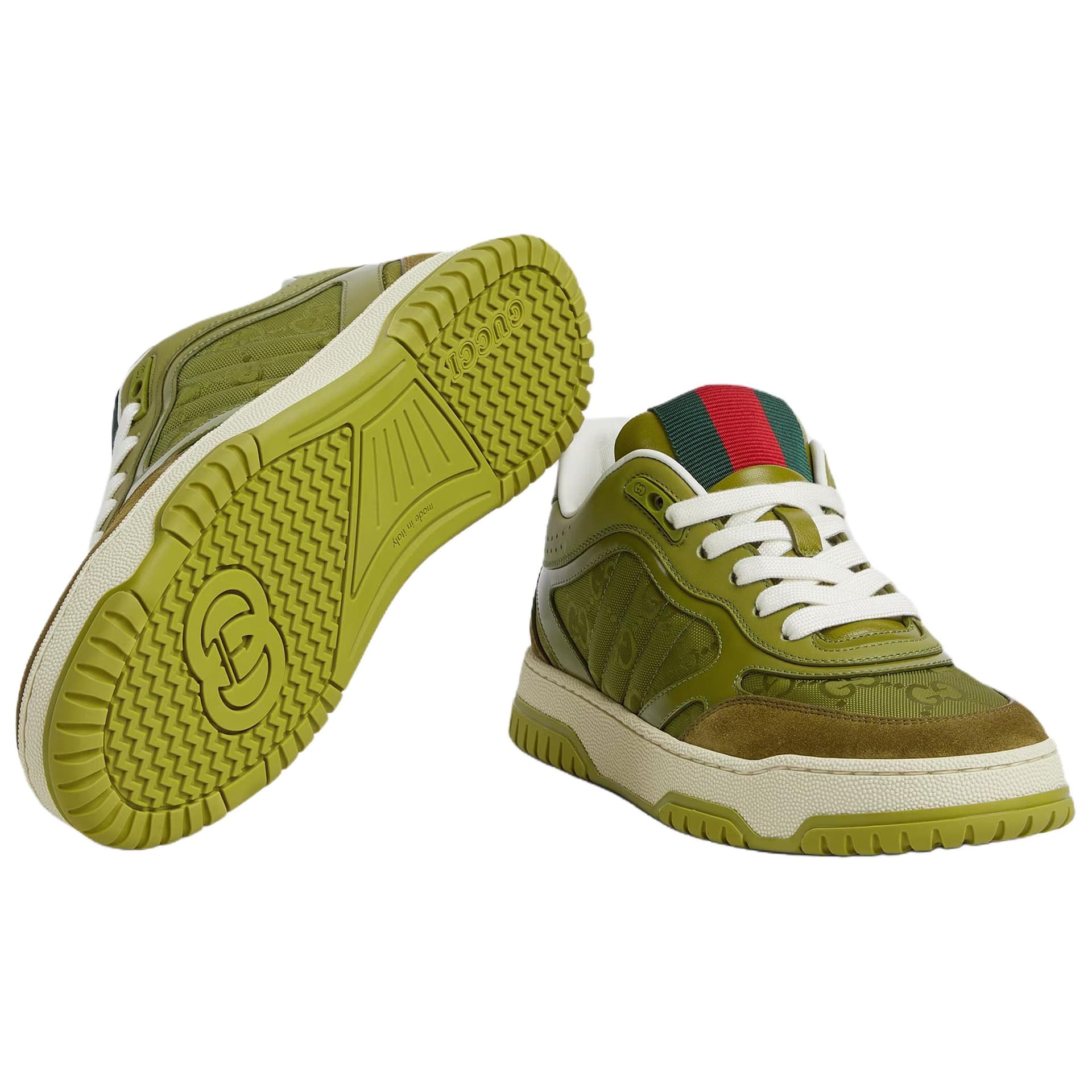 Gucci Wmns ReWeb Sneaker 'GG Canvas Dark Green'