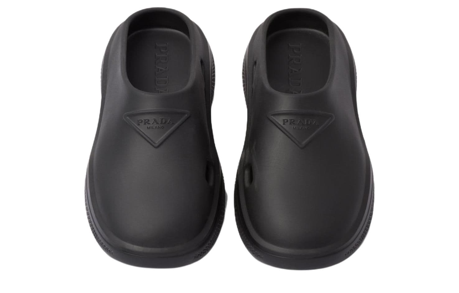 PRADA Foam Rubber Mules 'Black'