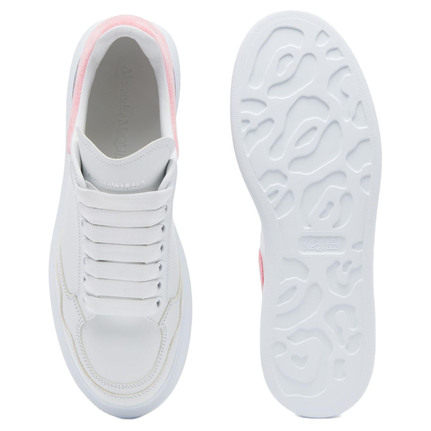 Alexander McQueen Oversized Sneaker Cow Leather/Cow Lowtop White