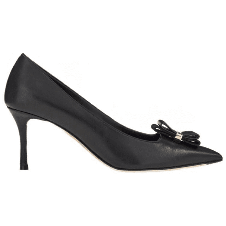 FERRAGAMO Slim Heel 7cm Black
