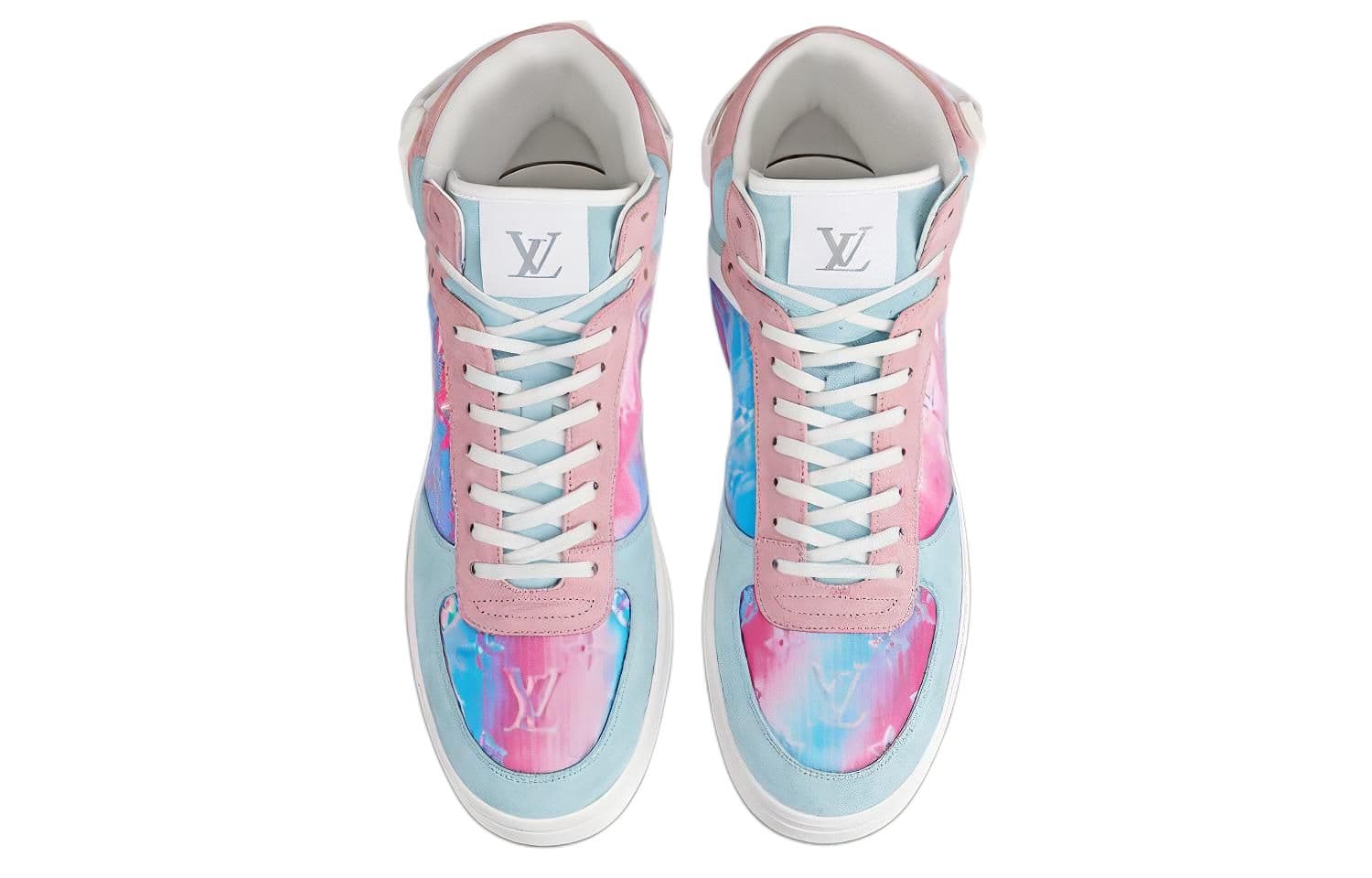 LOUIS VUITTON Rivoli Ankle 'Blue Pink'