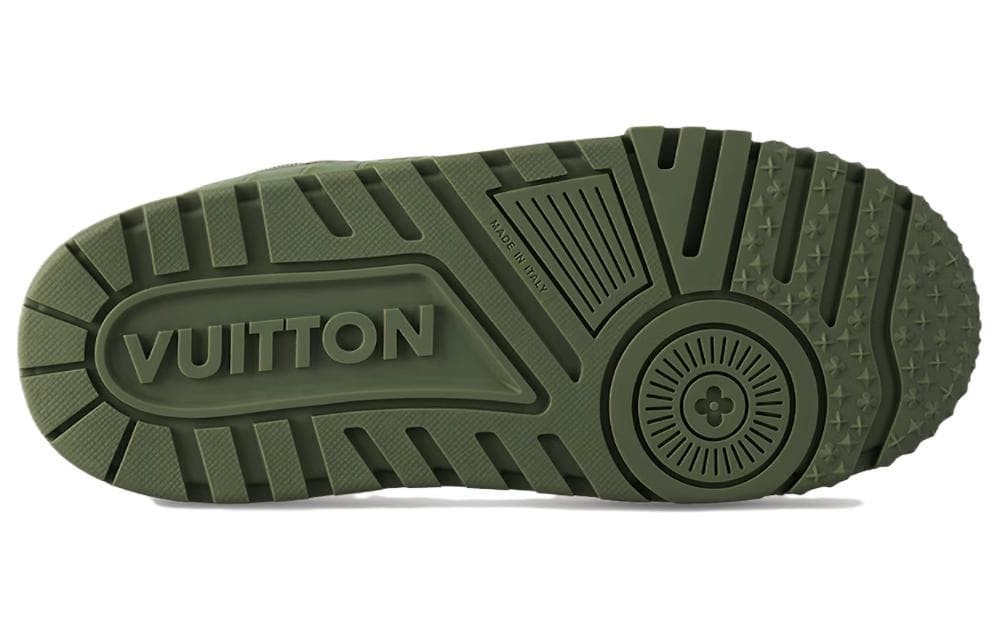LOUIS VUITTON Lv Trainer Maxi Sneaker Khaki