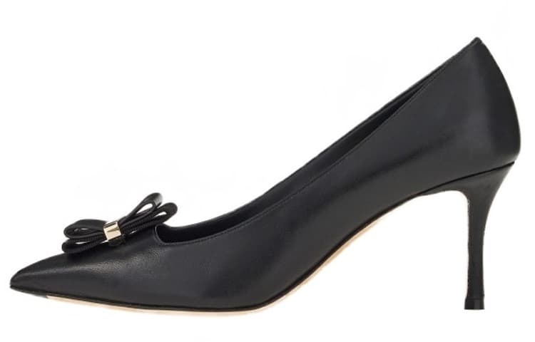 FERRAGAMO Slim Heel 7cm Black