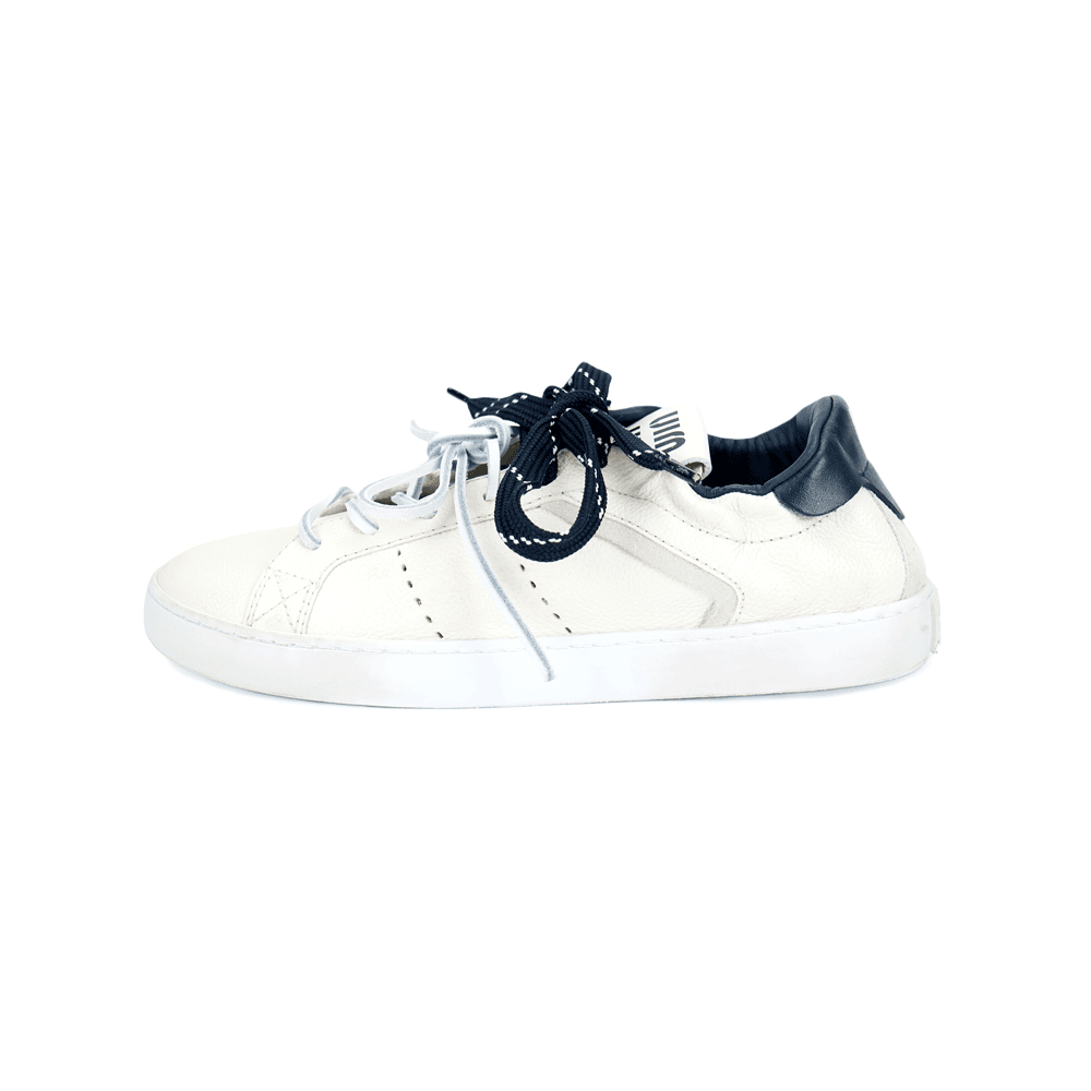 MIU MIU Deco Skate 2.2cm White & Royal Blue