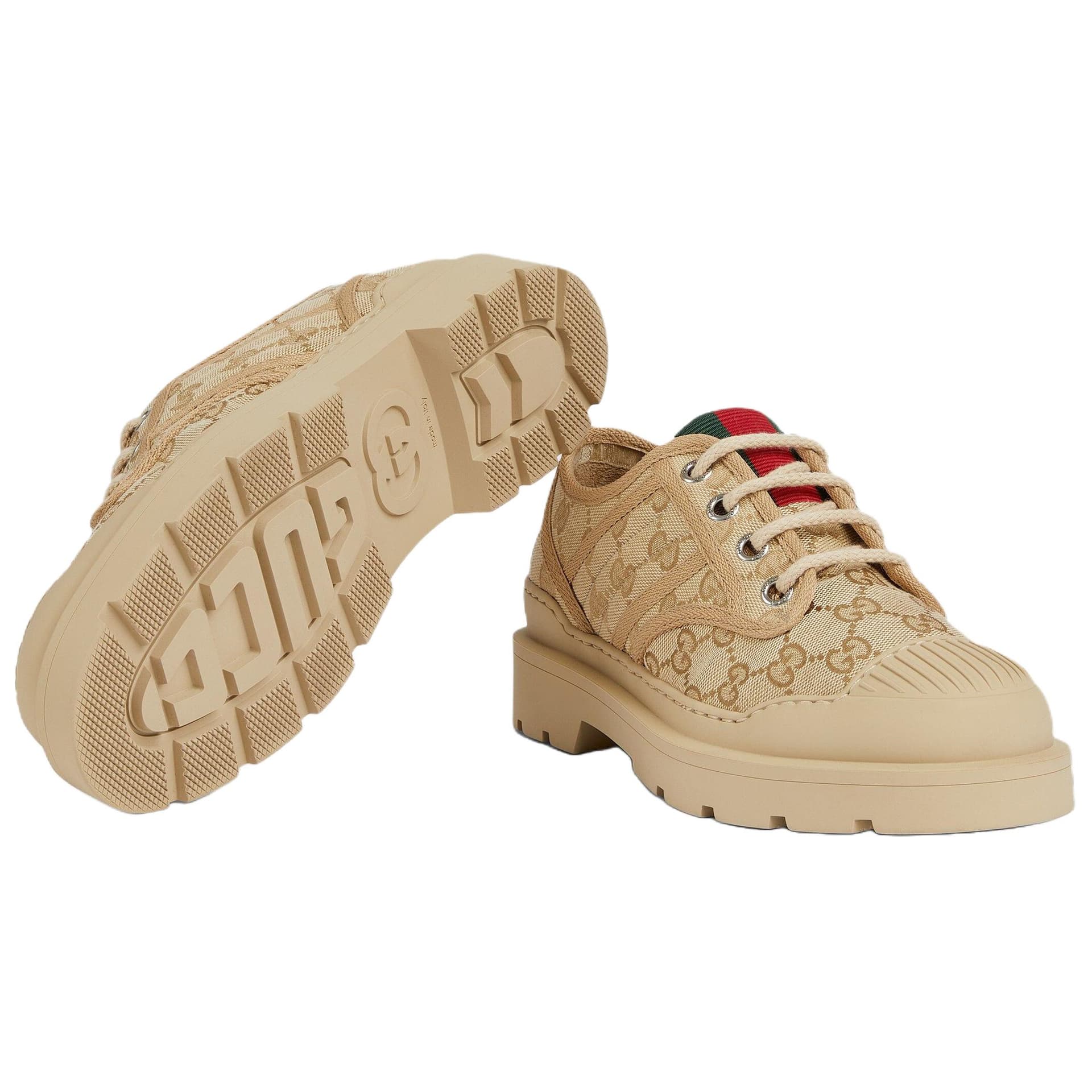 GUCCI Web Canvas 1.5cm Beige