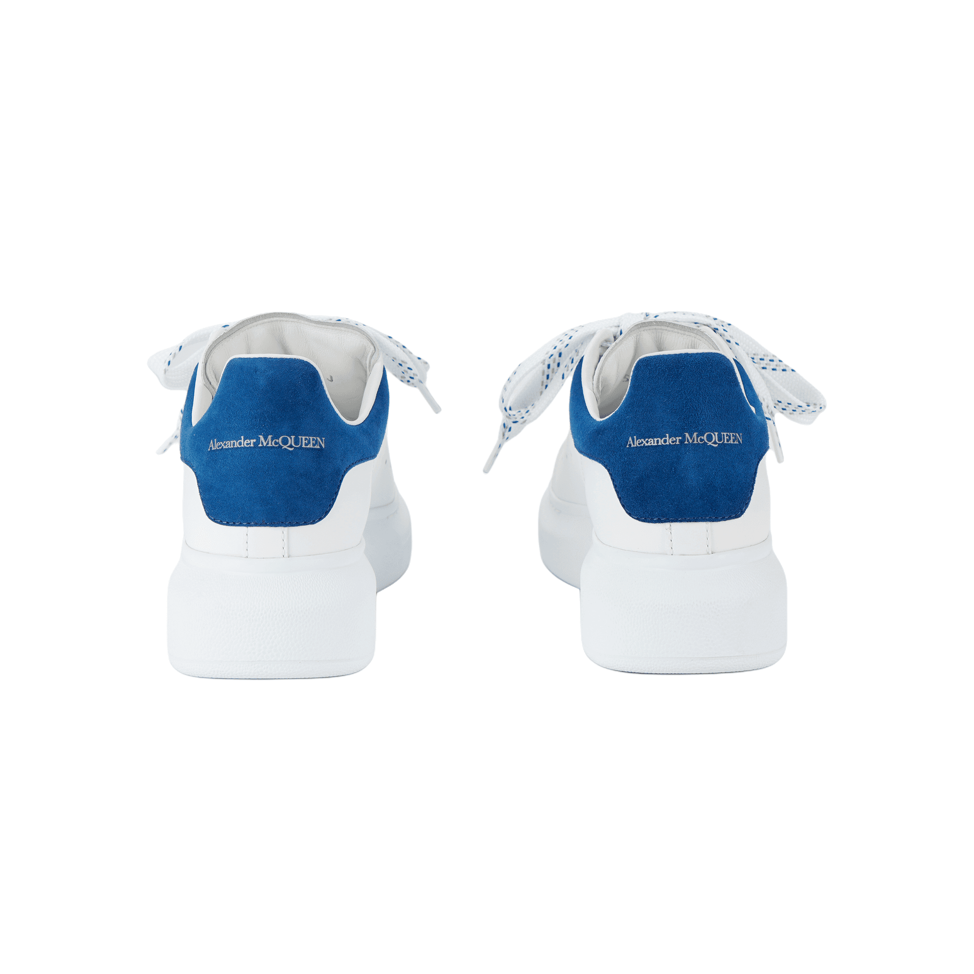 Alexander McQueen Oversized Sneaker Smooth Calfskin White Blue