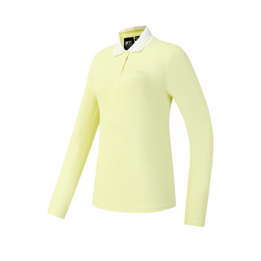 FILA Golf Polo Shirt Yellow Of The Twelfth Lunar Month