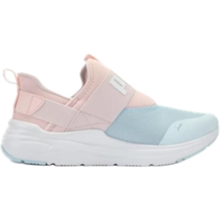 PUMA SOFTRIDE Wired 2 Lightweight Lifestyle Blue Pink Teenagers
