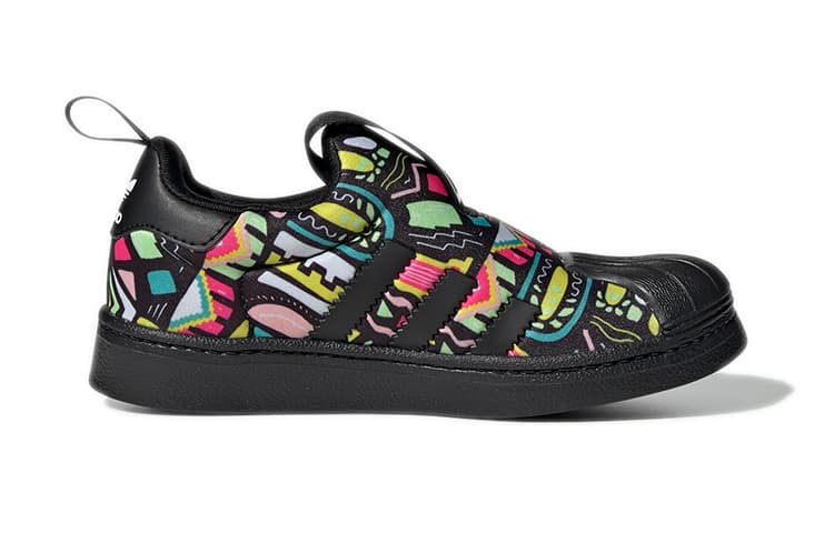 Adidas Originals SUPERSTAR 360 Comfortable Black Yellow Kids'