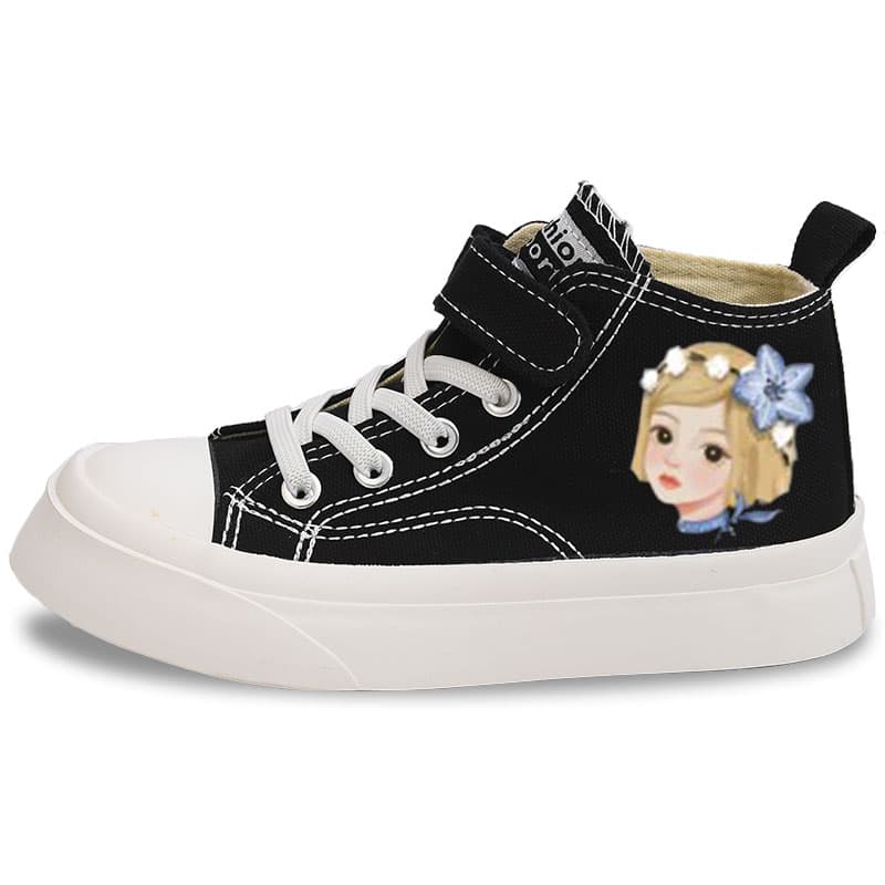 BODING Kick Breathable Kick Breathable Mid Canvas Kids' Black 1