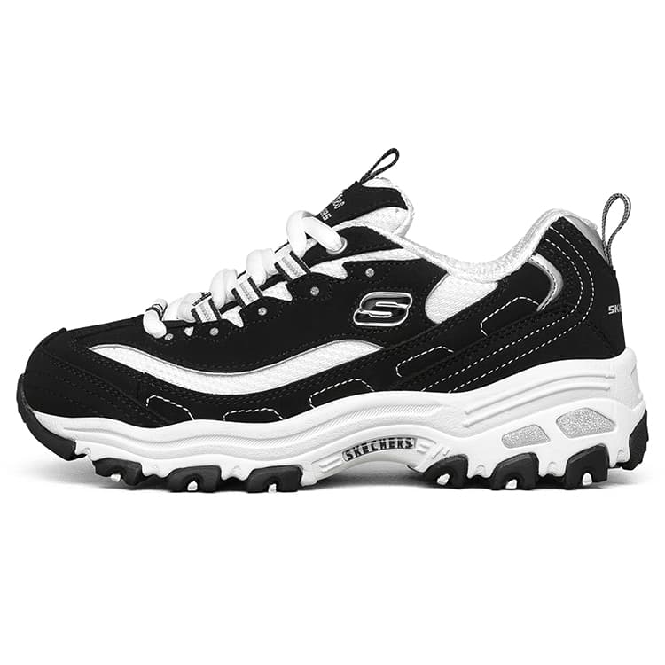 Skechers Lifestyle Black White Teenagers