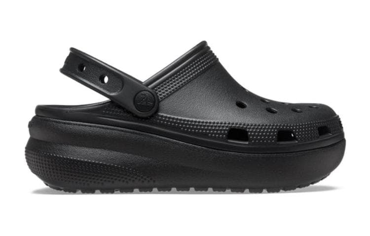 Crocs Classic Clog Height Increasing Sandal Black Kids'