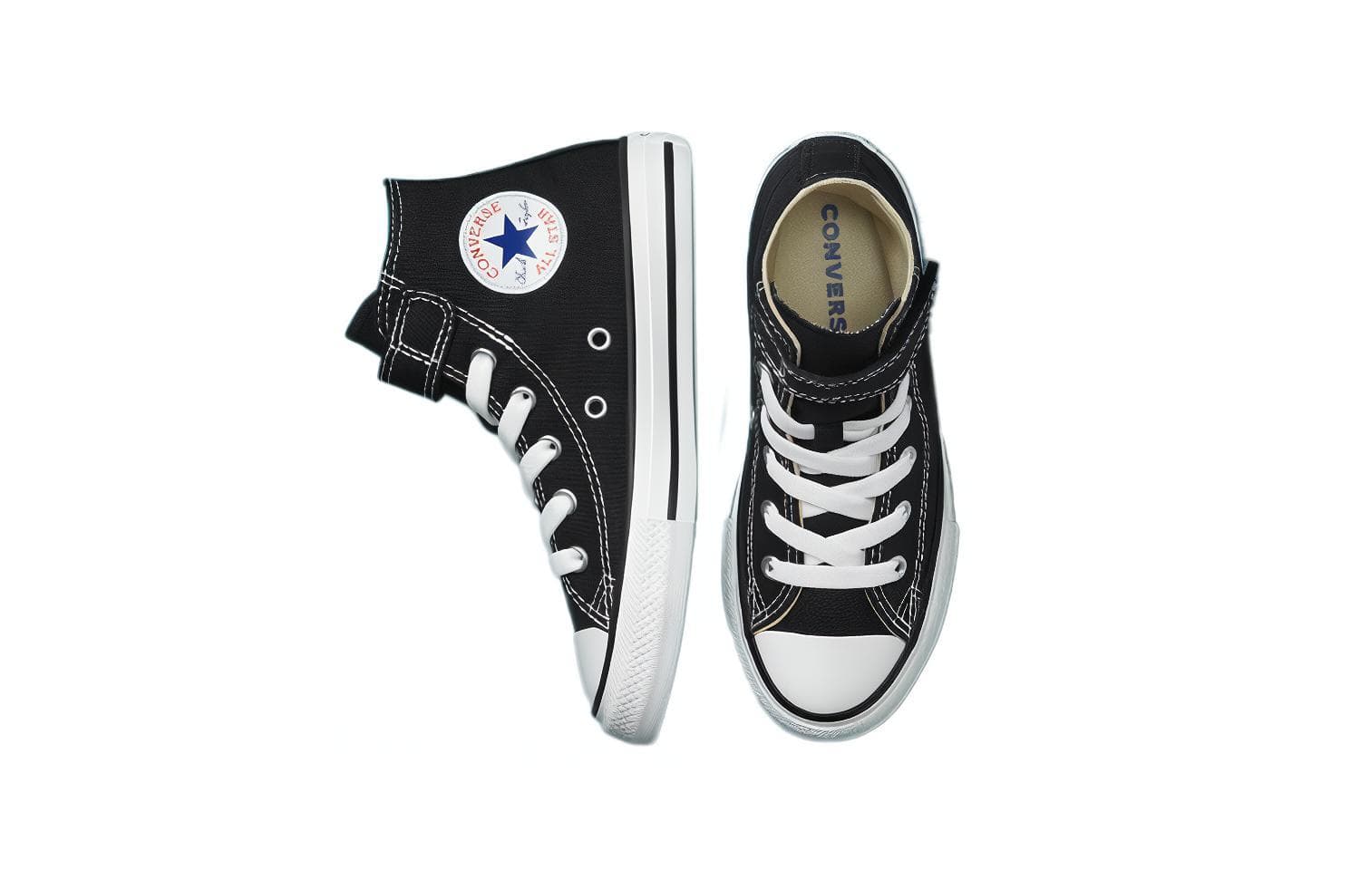 Converse Chuck Taylor All Star 1V High Canvas Black White Kids'