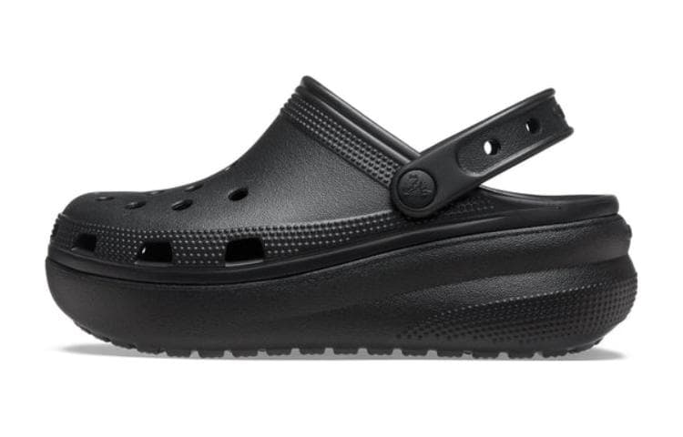 Crocs Classic Clog Height Increasing Sandal Black Kids'