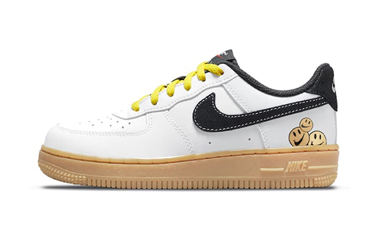 Nike Air Force 1 White Black Children Aged 3 7 Years Old
