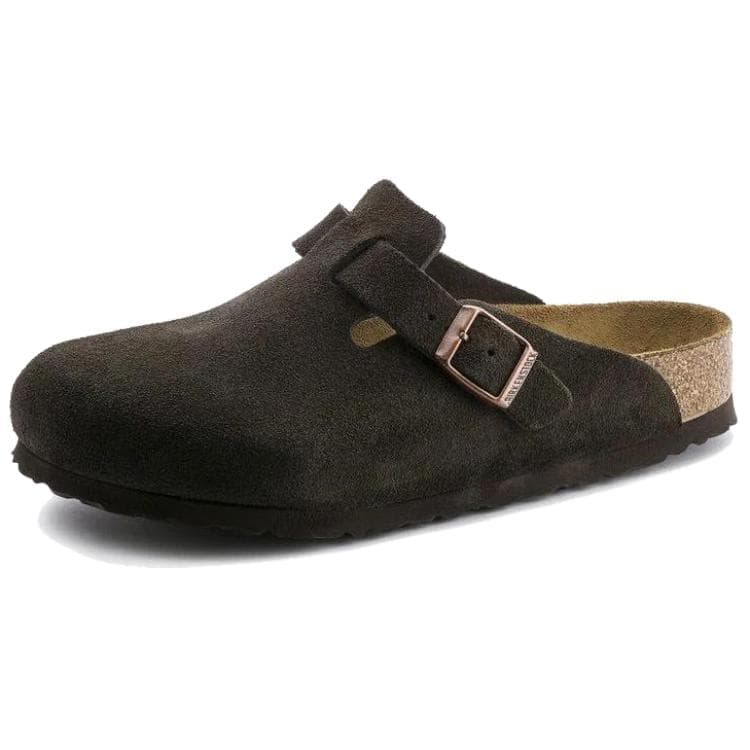 Birkenstock Boston Soft Footbed Birkenstock Dark Brown Regular Loose Fit