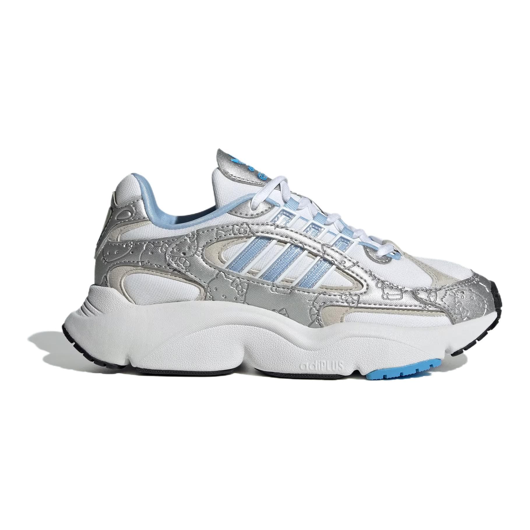 Adidas Hello Kitty X Ozmillen Elastic Lace J 'White Glow Blue Grey'