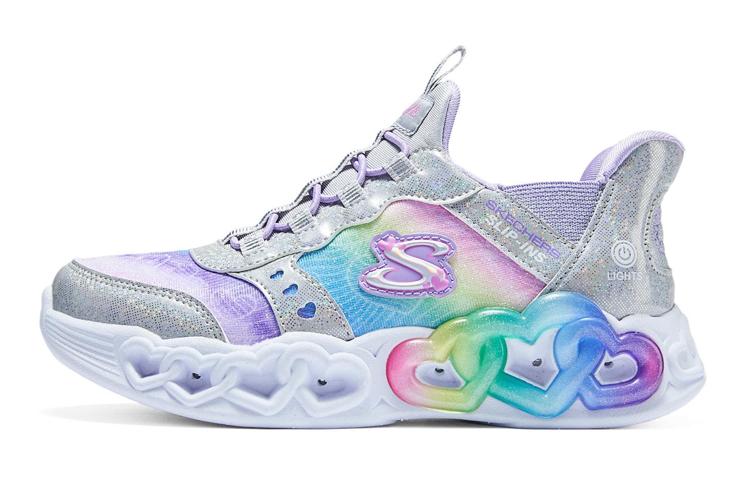 Skechers GIRLS Synthetic Hands Free Ins Cushioning,