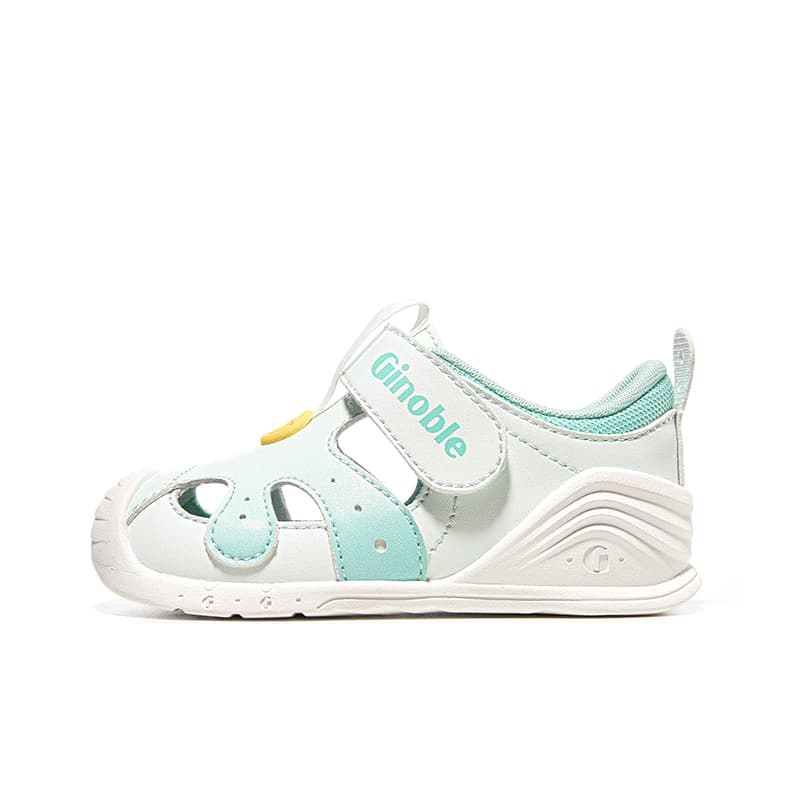 GINOBLE Synthetic Breathable Balance Support Infant Refreshing Green/Aqua Blue