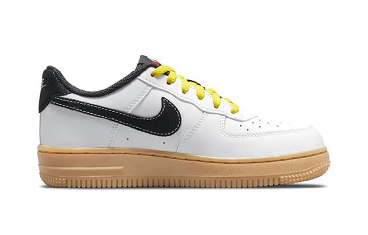 Nike Air Force 1 White Black Children Aged 3 7 Years Old
