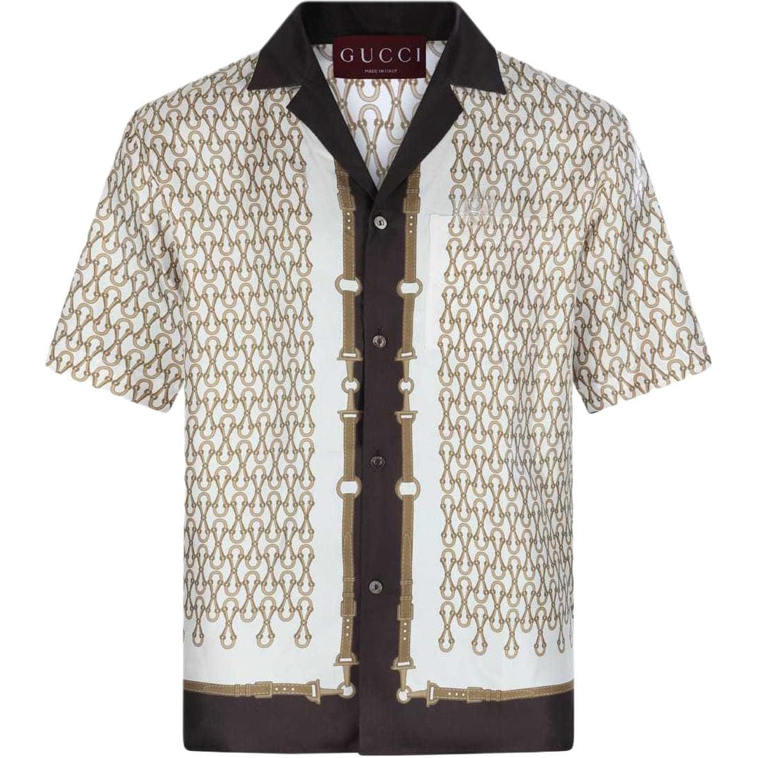 Gucci PatternPrinted ShortSleeved Shirt