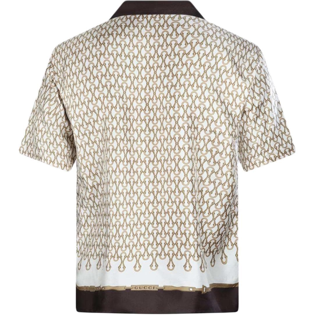 Gucci PatternPrinted ShortSleeved Shirt