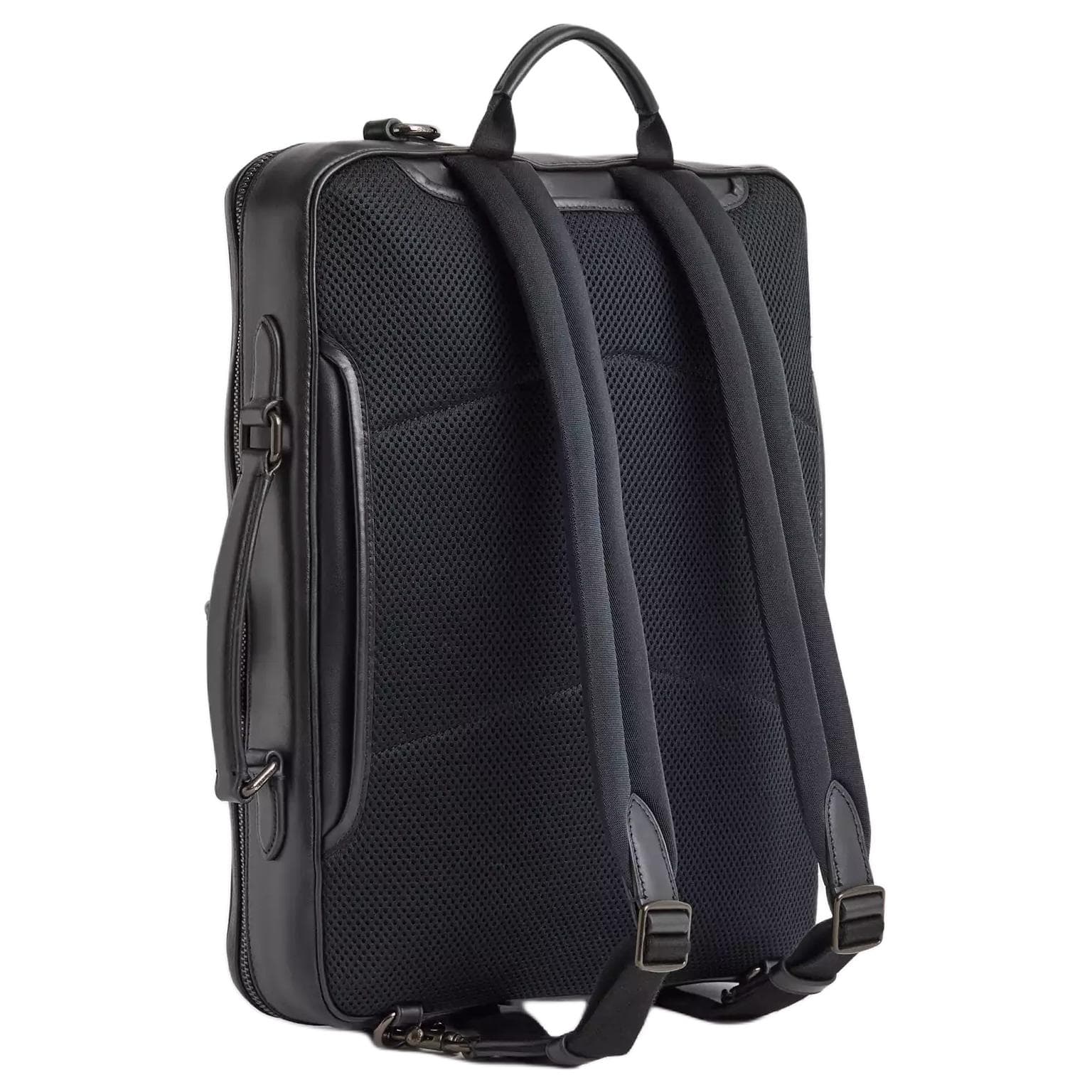 COACH Gotham Artificial Leather, Coated Canvas Portable Double Shoulder Laptop Bag Large Black