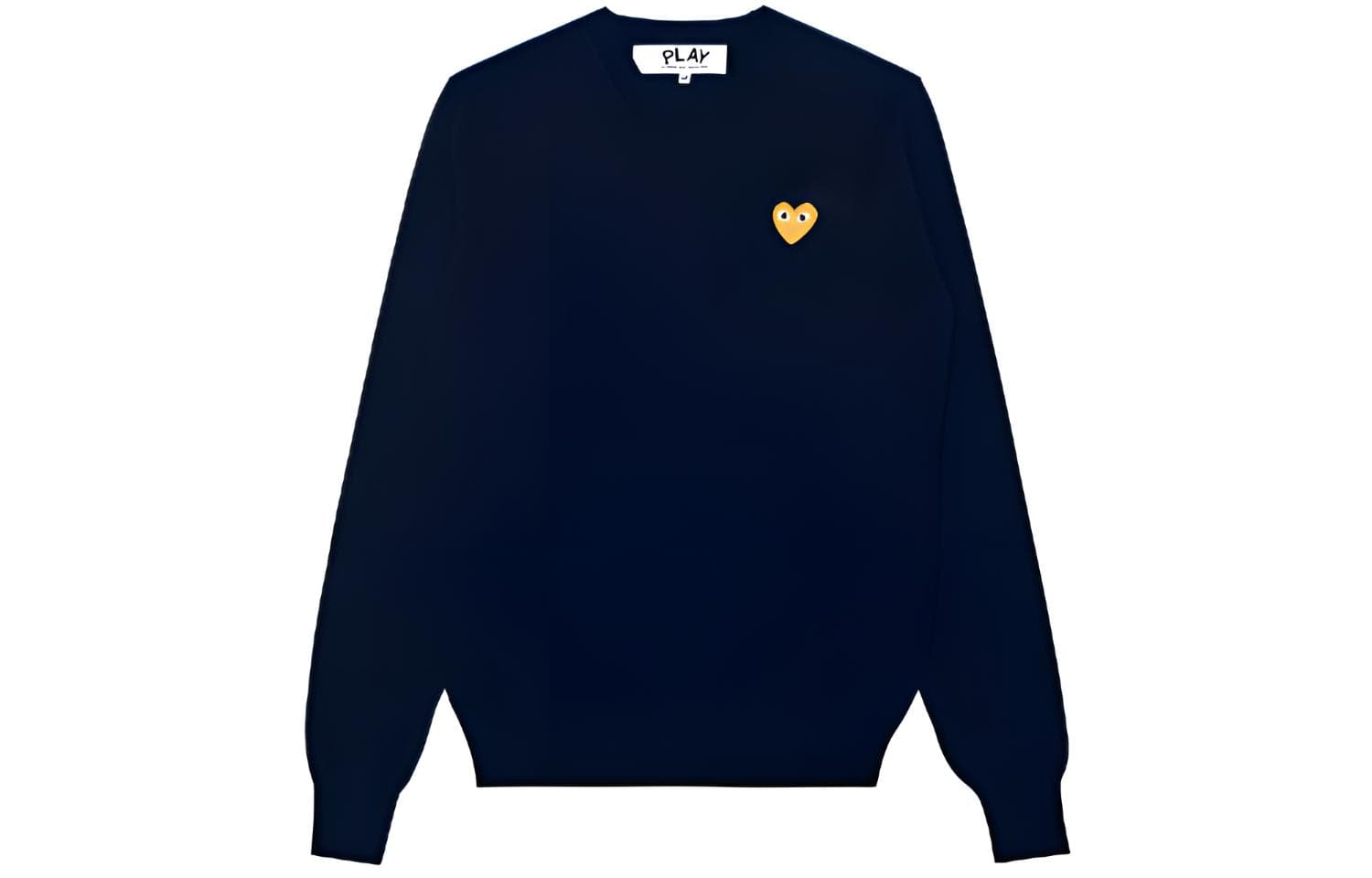 CDG Play Sweater Dark Blue Dark Blue