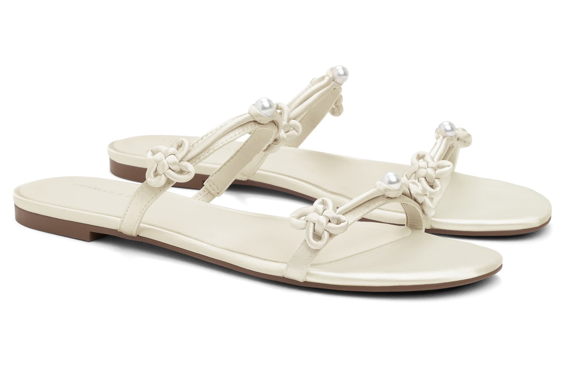 CHARLES&KEITH Composite Sole Slide Slippers