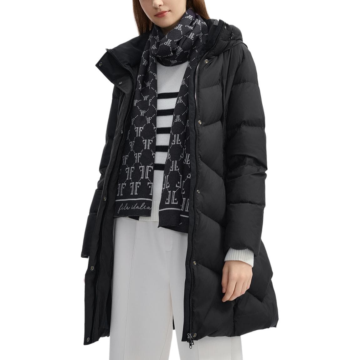 FILA Down Jacket Jet Black